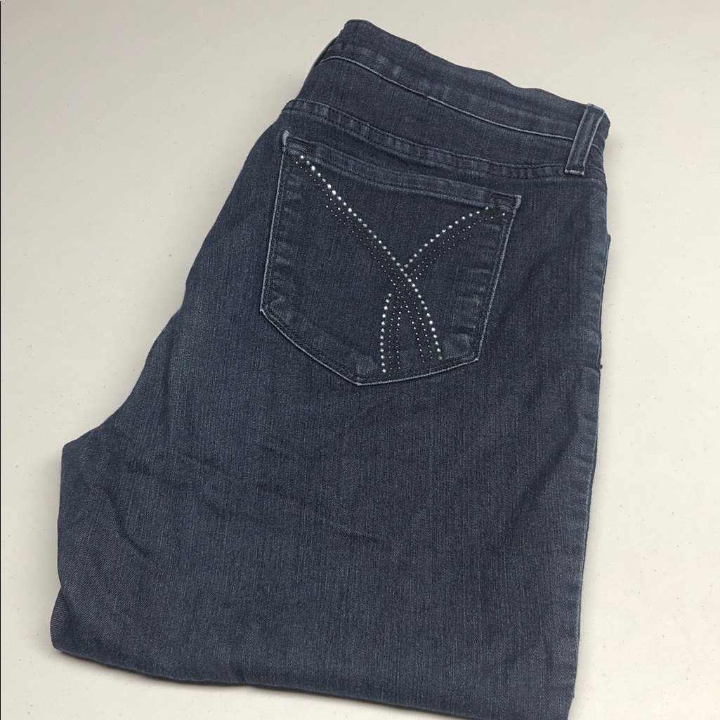 Nydj High-Rise Capri Jeans 16/32x20